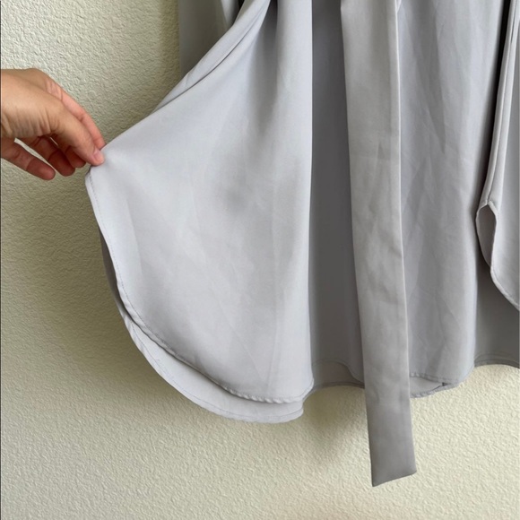 Long sleeve belted shirt dress - Picture 3 of 6